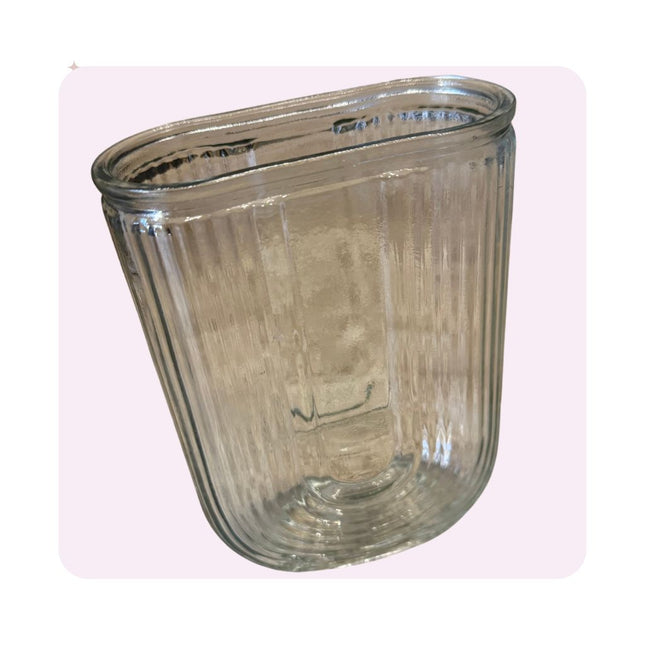 Textured Glass Vase