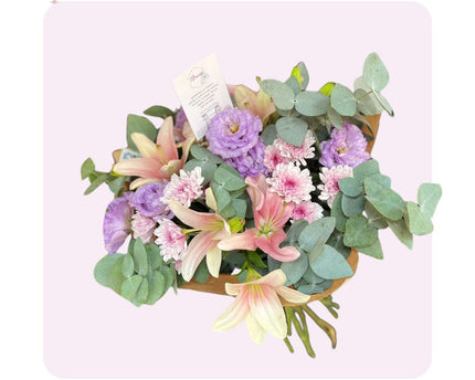 Mixed Flower and Foliage Bouquet