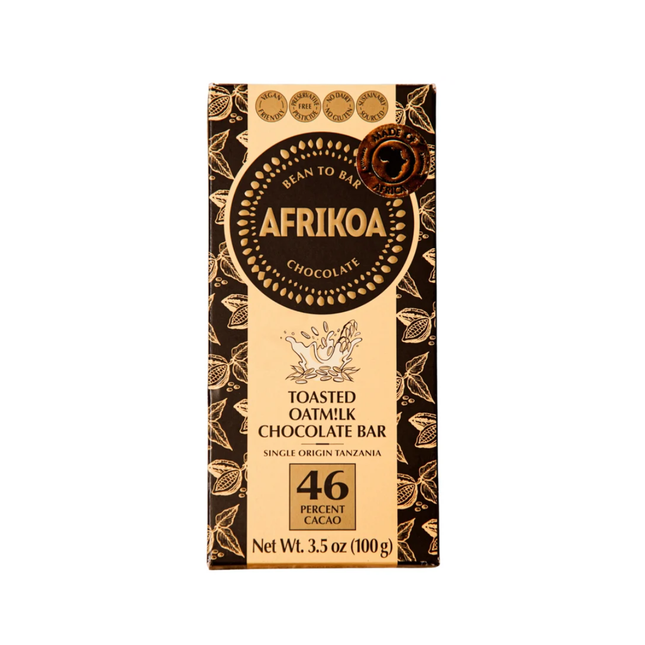 Afrikoa 46% Toasted Oatmilk Chocolate (100g)