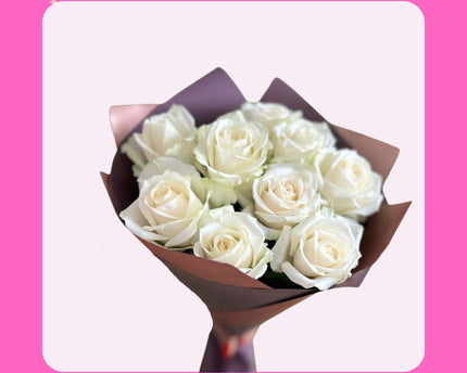 Rose Bouquet - (RED, PINK, WHITE or MIX)