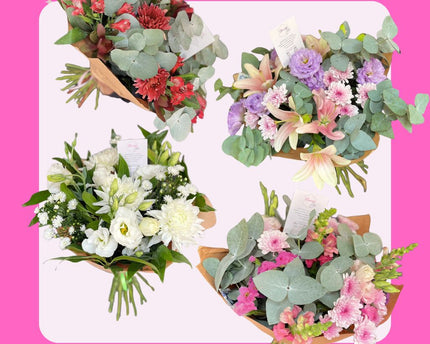 Mixed Flower and Foliage Bouquet