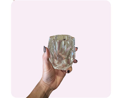 Geometric Glass Votive / Vase