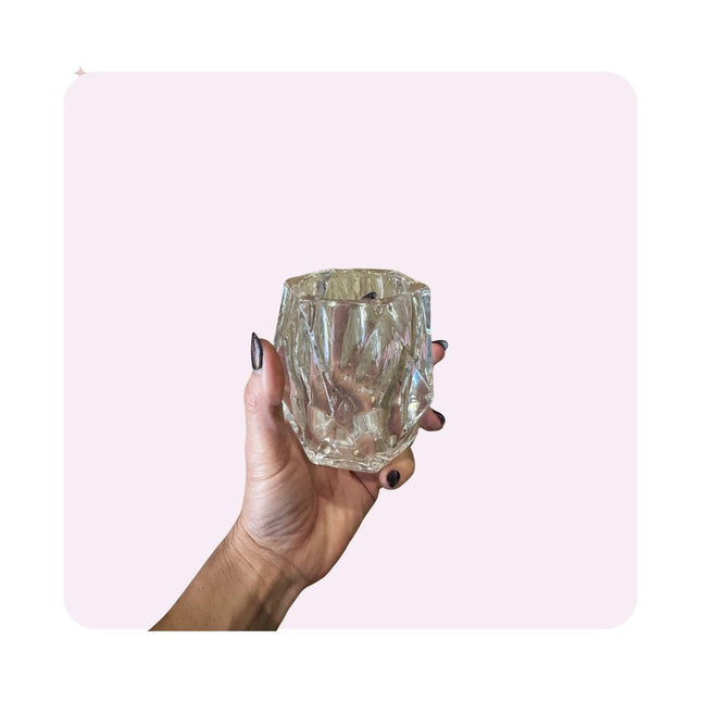 Geometric Glass Votive / Vase