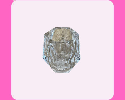 Geometric Glass Votive / Vase