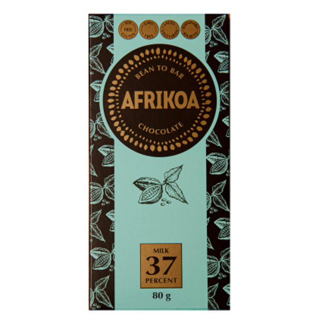 Afrikoa 37% Milk Chocolate