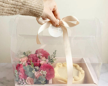 Flowers & Bento Cake Box