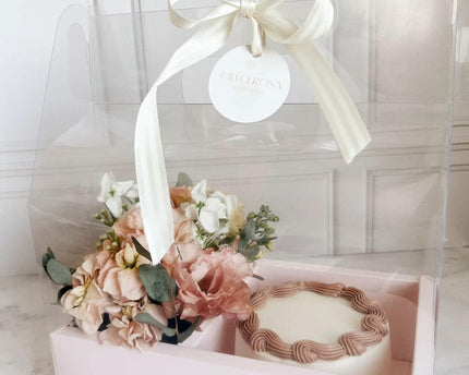 Flowers & Bento Cake Box