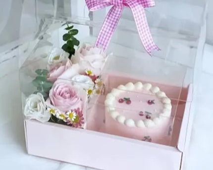 Flowers & Bento Cake Box